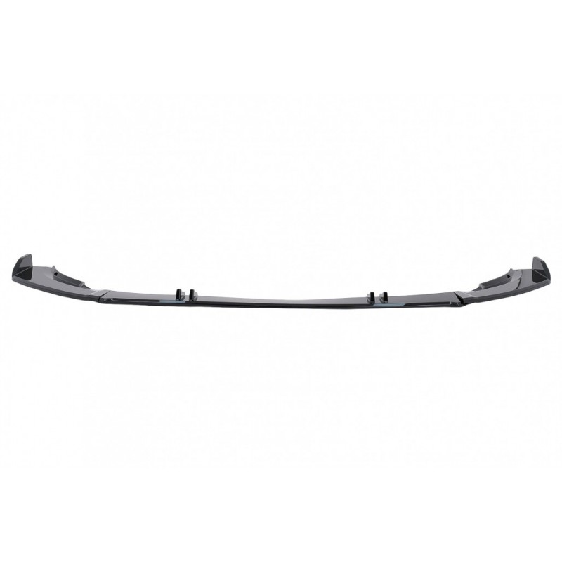 Front Bumper Add-On Lip Extension Spoiler suitable for VW Polo AW MK6 (2018-up) Piano Black