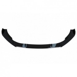 Front Bumper Add-On Lip Extension Spoiler suitable for VW Polo AW MK6 (2018-up) Piano Black