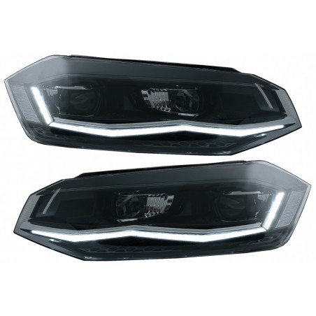 LED Headlights suitable for VW Polo AW MK6 (2018-2020) with Dynamic StartUp and Sequential Turning Lights