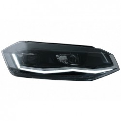 LED Headlights suitable for VW Polo AW MK6 (2018-2020) with Dynamic StartUp and Sequential Turning Lights