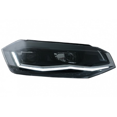 LED Headlights suitable for VW Polo AW MK6 (2018-2020) with Dynamic StartUp and Sequential Turning Lights