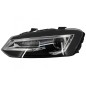 Headlights LED XENON HID suitable for VW Polo 6R 6C 61 (2011-2017) Light Bar Devil Eye Look