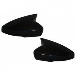 Mirror Covers suitable for VW Polo 6R 6C MK5 (2009-2017) Up! Hatchback (09.2016-2019) Piano Black