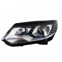 Priekiniai žibintai LED DRL tinka VW Tiguan MK I Facelift (2012-2015) OEM Xenon Design