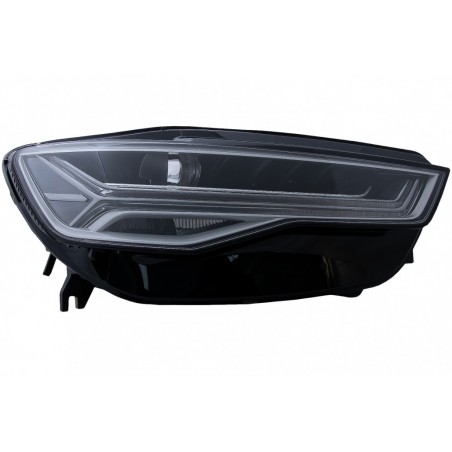 Pilnai LED priekiniai žibintai tinka Audi A6 4G C7 (2011-2018) Facelift Matrix Design Sequential Dynamic Posing Lights