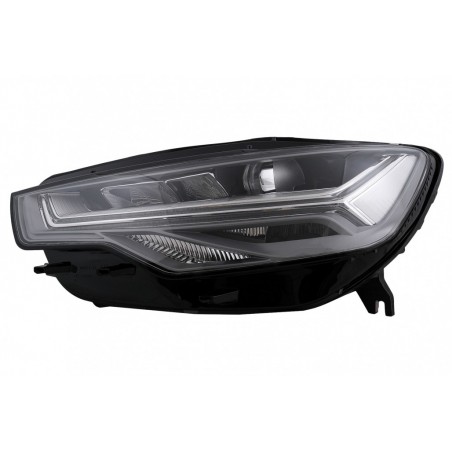Pilnai LED priekiniai žibintai tinka Audi A6 4G (2011-2014) Facelift Design konvertavimas iš Xenon į LED