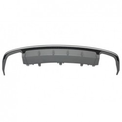 Rear Bumper Valance Diffuser suitable for Audi A6 4G Facelift Limousine Avant (2015-2018) S6 Design