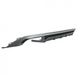 Rear Bumper Valance Diffuser suitable for Audi A6 4G Facelift Limousine Avant (2015-2018) S6 Design