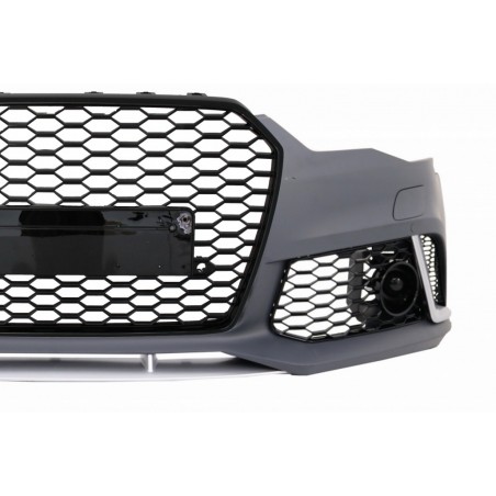 Front Bumper suitable for Audi A6 C7 4G Facelift (2015-2018) RS6 Design With Grille