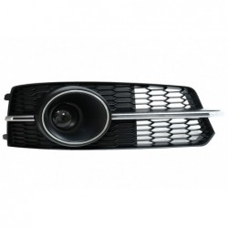 Bumper Lower Grille ACC Covers Side Grilles suitable for Audi A6 C7 4G S Line Facelift (2015-2018) Chrome Edition