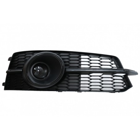 Bumper Lower Grille ACC Covers Side Grilles suitable for Audi A6 C7 4G S Line Facelift (2015-2018) Black Edition