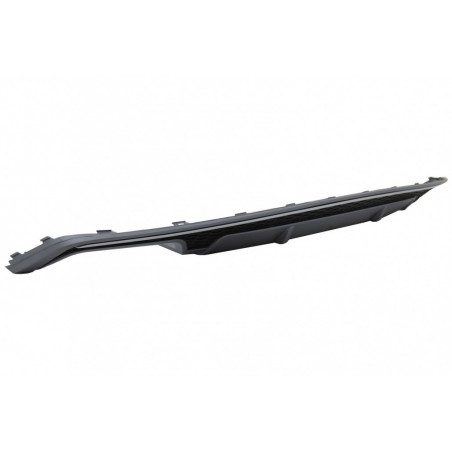 Rear Bumper Valance Air Diffuser suitable for Audi A7 4G Facelift (2015-2018) S7 Design Only Standard Bumper