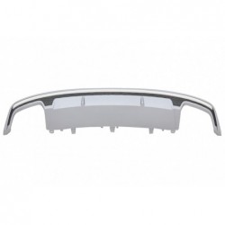 Rear Bumper Valance Air Diffuser suitable for Audi A7 4G Facelift (2015-2018) S7 Design Only Standard Bumper