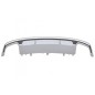 Rear Bumper Valance Air Diffuser suitable for Audi A7 4G Facelift (2015-2018) S7 Design Only Standard Bumper
