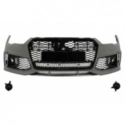 Front Bumper With Central Grille suitable for Audi A7 4G Facelift (2015-2018) RS7 Design