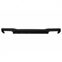 Rear Bumper Valance Diffuser and Exhaust Tips suitable for Audi A7 4K8 S-line (2018-Up) S7 RS7 Design