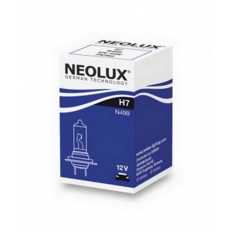 Neolux H7 halogeninis priekinis žibintas N499 12V kartoninė dėžutė (1 vnt.)