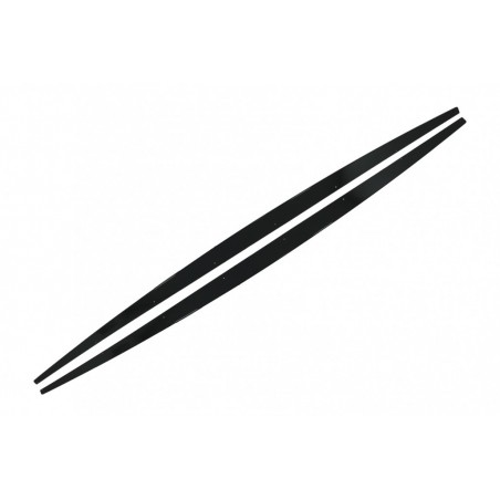 Side Skirts Add-on Lip Extensions suitable for BMW 1 Series Hatchback F20 F21 (2011-2019) M-Performance Design Piano Black