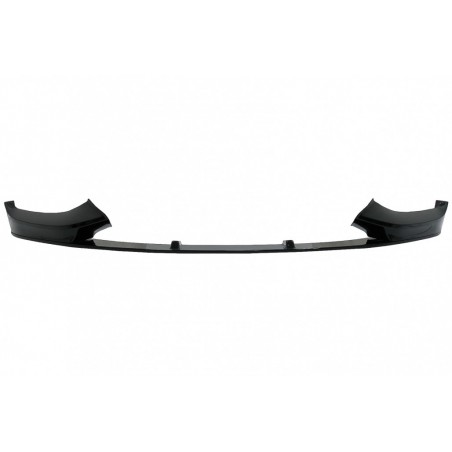 Front Bumper Lip Spoiler suitable for BMW 1 Series F20 F21 LCI (2015-2019) Hatchback M Sport Piano Black