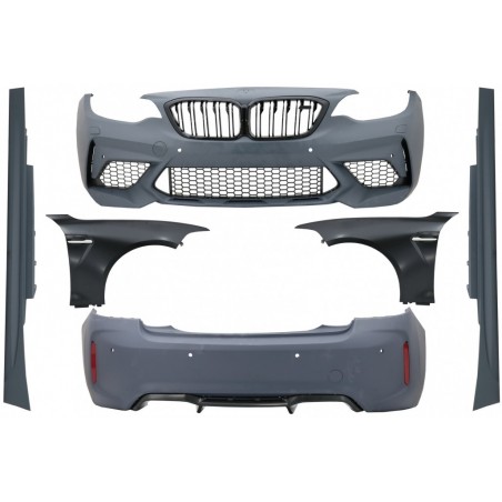 Body Kit suitable for BMW 2 Series F22 Coupe F23 Cabrio (2014-2017) M2C Design