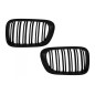 Central Kidney Grilles suitable for BMW 3 Series E46 Coupe Cabrio 2 Doors Non Facelift (1999-2002) Double Stripe M Design Piano 