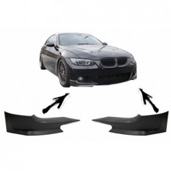 Front Bumper Splitters Spoiler suitable for BMW 3 Series E92 (2006-2010) M-Tech Design