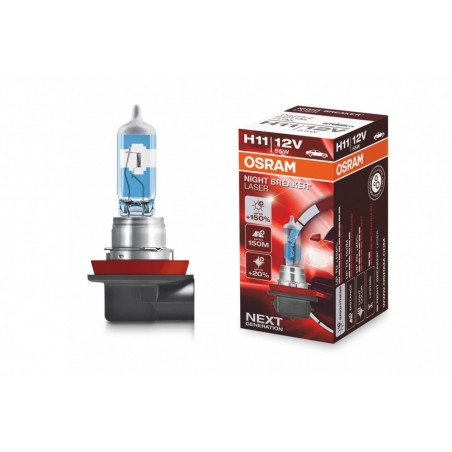 OSRAM NIGHT BREAKER LASER H11 halogeninis priekinis žibintas 12V 55W