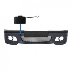 Vilkties kablio dangtelis priekinis bamperis tinka BMW 3 serijos E46 sedanui Touring (1998-2004) M-Technik M-Tech M-Sport modeli