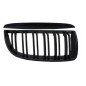 Priekinės inkstų grotelės, tinkamos BMW 3 serijos E90 E91 Pre-LCI (2005-2008) Double Stripe M Design Piano Black
