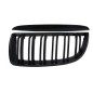 Priekinės inkstų grotelės, tinkamos BMW 3 serijos E90 E91 Pre-LCI (2005-2008) Double Stripe M Design Piano Black