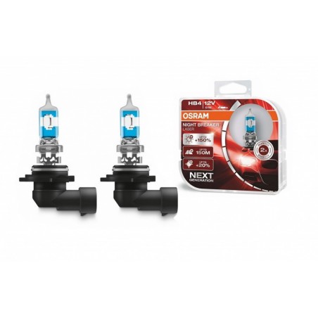 Osram Night Breaker Laser HB4 halogeninė lempa +110% 9006NL-HCB 12V 51W (2 vnt.)