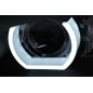 U-LED 3D Headlights Xenon suitable for BMW 3 Series E90 Limousine E91 Touring (03.2005-08.2008) LHD Black