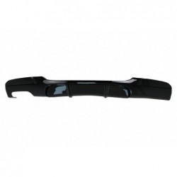 Galinio buferio difuzorius, kairysis dvigubas išėjimas, tinka BMW 3 serijos E90 E91 (2004-2012) M Design Piano Black