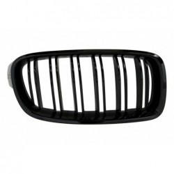 Central Grilles Kidney Grilles suitable for BMW 3 Series F30 F31 (2011-up) Double Stripe M Design Piano Black