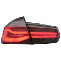 LED Taillights M Look Black Line suitable for BMW 3 Series F30 Pre LCI & LCI (2011-2019) Red Smoke Conversion to LCI Design with