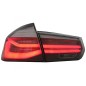 LED Taillights M Look Black Line suitable for BMW 3 Series F30 Pre LCI & LCI (2011-2019) Red Smoke Conversion to LCI Design with