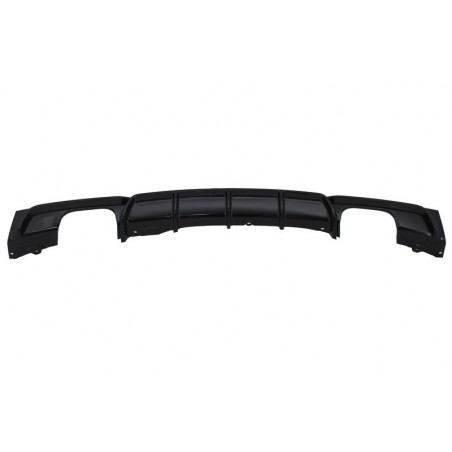 Galinis buferis Spoileris Valance difuzorius Dvigubas išėjimas tinka BMW 3 Series F30 F31 (2011-2019) Limo Touring M Design Bril