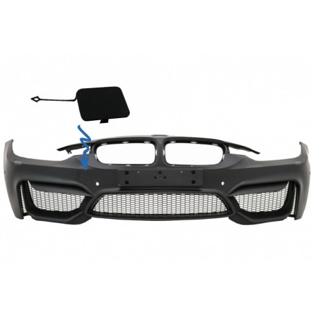 Vilkties kablio dangtelis tinka priekiniam buferiui M4 Design BMW 3 Series F30 F31 (2011-2018)