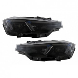 LED priekiniai žibintai, tinkami BMW 3 serijos F30 F31 Sedan Touring (10.2011-2019) Atnaujinkite į G20 2024 dizainą