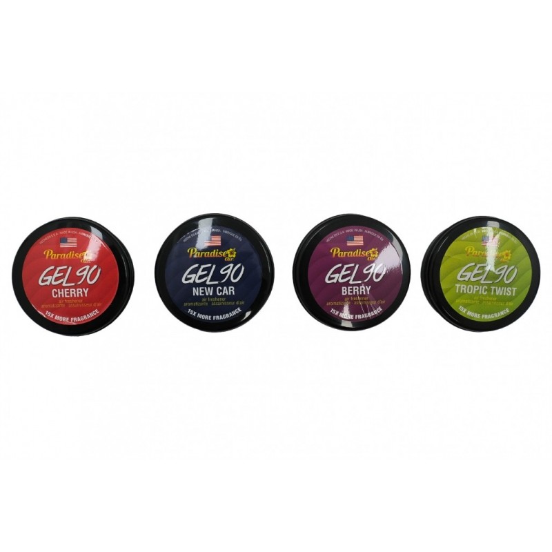 „Paradise Fresh Air Slim Gel 90“ oro gaiviklis, pašalinantis kvapą, 21 dėklas