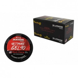 „Paradise Fresh Air Ultimate Gel“ oro gaiviklis „Platinum“ serijos kvapus naikinantis 4 stiklainiai „Black Cherry“