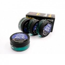 Paradise Fresh Air Ultimate Gel oro gaiviklis Platinum serijos kvapus naikinantis 4 stiklainiai naujas automobilis juodas