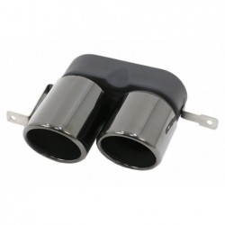 Exhaust Muffler Tips suitable for BMW 3 Series G20 G28 M-Sport (2019-up) Titanium Black