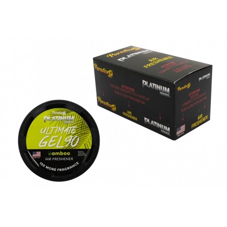 Paradise Fresh Air Ultimate Gel oro gaiviklis Platinum serijos kvapus naikinantis 4 bambuko stiklainiai