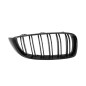 Central Kidney Grilles suitable for BMW 4 Series F32 F33 F36 (2013-03.2019) Double Stripe M Design Piano Black