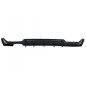 Rear Bumper Diffuser suitable for BMW 4 Series F32 F33 F36 (2013-2019) Coupe Cabrio M Design Left Double Outlet Black