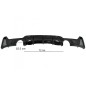 Rear Bumper Diffuser suitable for BMW 4 Series F32 F33 F36 (2013-2019) Coupe Cabrio M Design Twin Single Outlet Piano Black