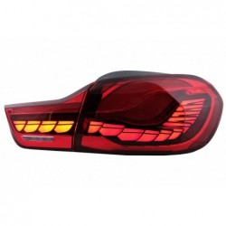 OLED Taillights suitable for BMW 4 Series F32 F33 F36 M4 F82 F83 (2013-03.2019) Red with Dynamic Sequential Turning Light
