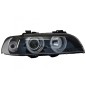 Angel Eyes Headlights suitable for BMW 5 Series E39 (1996-2003) Facelift Design Black Chrom Edition