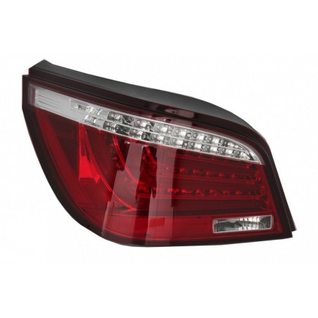LED Lightbar Taillights suitable for BMW 5 Series E60 (04.2003-03.2007) Red White